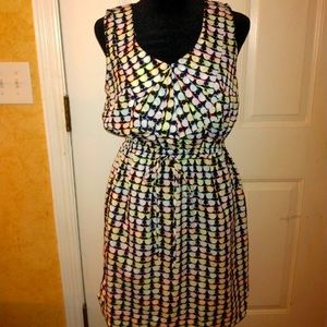 Glasses dress with side pockets